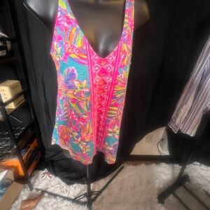 Lilly Pulitzer Multicolor Tropical Top